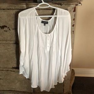 Lane Bryant white blouse